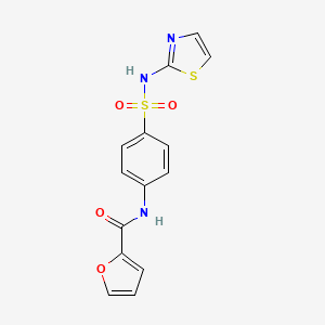N-[4-(1,3-thiazol-2-ylsulfamoyl)phenyl]furan-2-carboxamide