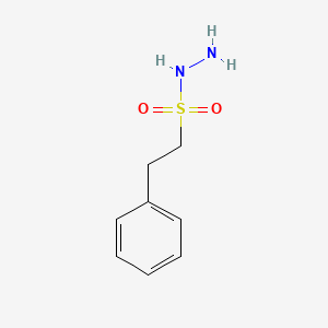 molecular formula C8H12N2O2S B2721162 2-Phenylethane-1-sulfonohydrazide CAS No. 1065131-48-7