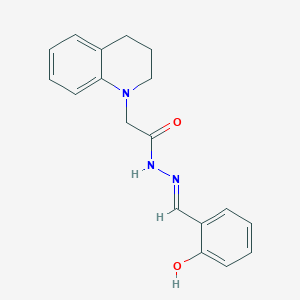 2-(3,4-dihydroquinolin-1(2H)-yl)-N'-[(E)-(2-hydroxyphenyl)methylidene]acetohydrazide