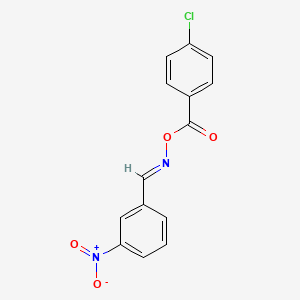 1-({[(4-Chlorobenzoyl)oxy]imino}methyl)-3-nitrobenzene