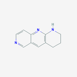 molecular formula C11H11N3 B2721190 1,2,3,4-四氢吡啶并[2,3-b][1,6]萘啉 CAS No. 387358-41-0