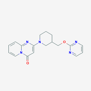 2-[3-(Pyrimidin-2-yloxymethyl)piperidin-1-yl]pyrido[1,2-a]pyrimidin-4-one