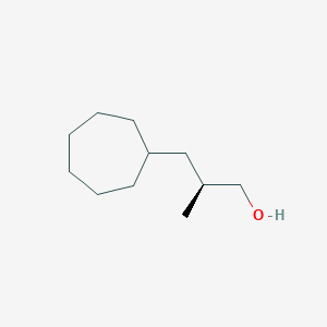 (2S)-3-Cycloheptyl-2-methylpropan-1-ol