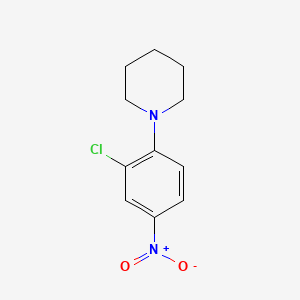 molecular formula C11H13ClN2O2 B2721214 1-(2-Chloro-4-nitrophenyl)piperidine CAS No. 55403-25-3