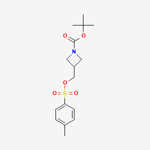 molecular formula C16H23NO5S B2721232 叔丁基-3-(对甲苯磺酰氧甲基)氮杂环丁烷-1-羧酸酯 CAS No. 892408-42-3