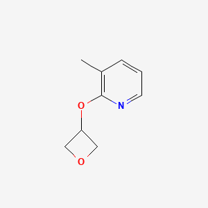 molecular formula C9H11NO2 B2721258 3-Methyl-2-(oxetan-3-yloxy)pyridine CAS No. 2197638-11-0