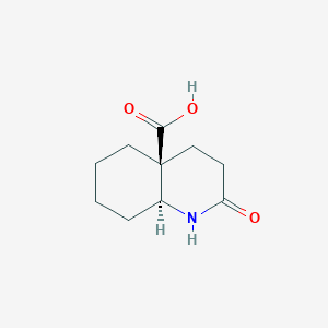 (4As,8aS)-2-oxo-1,3,4,5,6,7,8,8a-octahydroquinoline-4a-carboxylic acid