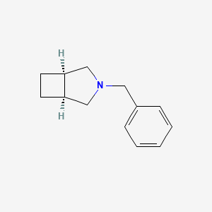 molecular formula C13H17N B2721284 N-Benzyl-3-azabicyclo[0.2.3]heptane CAS No. 77859-19-9