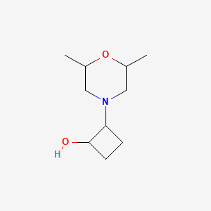 2-(2,6-Dimethylmorpholin-4-yl)cyclobutan-1-ol