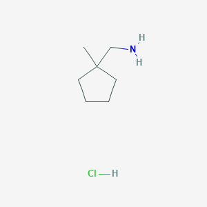 molecular formula C7H16ClN B2721311 (1-Methylcyclopentyl)methanamine hydrochloride CAS No. 1269152-57-9