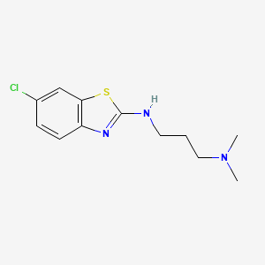 B2721340 N1-(6-chlorobenzo[d]thiazol-2-yl)-N3,N3-dimethylpropane-1,3-diamine CAS No. 856792-48-8