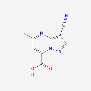 3-Cyano-5-methylpyrazolo[1,5-a]pyrimidine-7-carboxylic acid