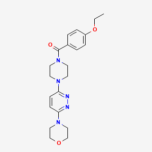 (4-Ethoxyphenyl)(4-(6-morpholinopyridazin-3-yl)piperazin-1-yl)methanone