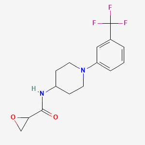 N-[1-[3-(Trifluoromethyl)phenyl]piperidin-4-yl]oxirane-2-carboxamide