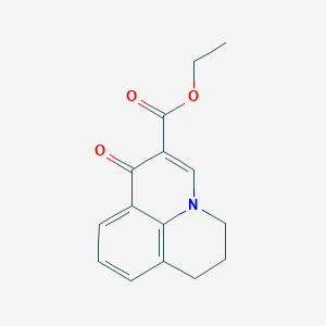 ethyl 1-oxo-6,7-dihydro-1H,5H-pyrido[3,2,1-ij]quinoline-2-carboxylate