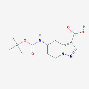 5-{[(tert-butoxy)carbonyl]amino}-4H,5H,6H,7H-pyrazolo[1,5-a]pyridine-3-carboxylic acid