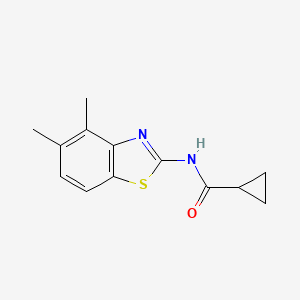 N-(4,5-dimethylbenzo[d]thiazol-2-yl)cyclopropanecarboxamide