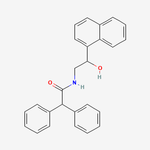 N-(2-hydroxy-2-(naphthalen-1-yl)ethyl)-2,2-diphenylacetamide