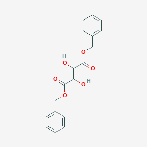molecular formula C18H18O6 B2721523 Dibenzyl 2,3-dihydroxybutanedioate CAS No. 4136-22-5; 622-00-4