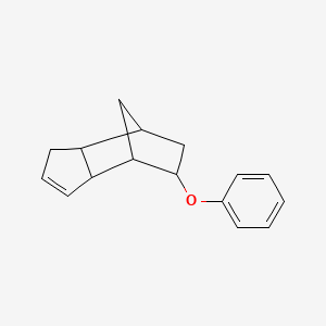 molecular formula C16H18O B2721528 (3aS,5S,7aS)-5-phenoxy-3a,4,5,6,7,7a-hexahydro-1H-4,7-methanoindene CAS No. 52772-40-4