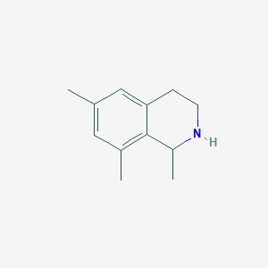 molecular formula C12H17N B2721567 1,6,8-Trimethyl-1,2,3,4-tetrahydroisoquinoline CAS No. 1247906-62-2