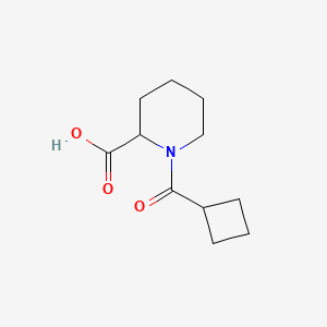 molecular formula C11H17NO3 B2721595 1-(环丁基甲酰)-2-哌啶甲酸 CAS No. 1101762-67-7