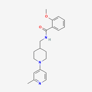 2-methoxy-N-((1-(2-methylpyridin-4-yl)piperidin-4-yl)methyl)benzamide