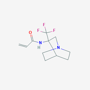 N-[3-(Trifluoromethyl)-1-azabicyclo[2.2.2]octan-3-yl]prop-2-enamide