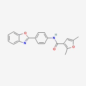 B2721644 N-(4-(benzo[d]oxazol-2-yl)phenyl)-2,5-dimethylfuran-3-carboxamide CAS No. 927543-75-7