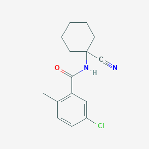 B2721655 5-Chloro-N-(1-cyanocyclohexyl)-2-methylbenzamide CAS No. 1548269-10-8
