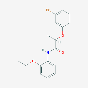 B2721669 2-(3-bromophenoxy)-N-(2-ethoxyphenyl)propanamide CAS No. 632290-70-1