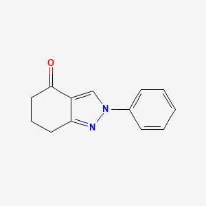 molecular formula C13H12N2O B2721761 2-phenyl-4,5,6,7-tetrahydro-2H-indazol-4-one CAS No. 113502-44-6