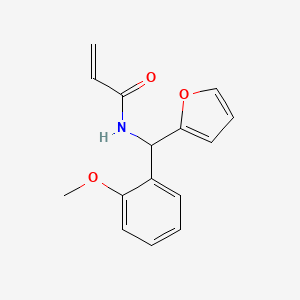 N-[(furan-2-yl)(2-methoxyphenyl)methyl]prop-2-enamide