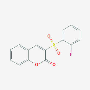 molecular formula C15H9FO4S B2721829 3-(2-fluorobenzenesulfonyl)-2H-chromen-2-one CAS No. 899965-09-4