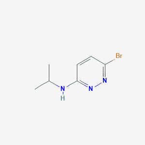 molecular formula C7H10BrN3 B2721843 6-Bromo-N-isopropylpyridazin-3-amine CAS No. 1353945-53-5