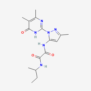 molecular formula C16H22N6O3 B2721849 N1-(叔丁基)-N2-(1-(4,5-二甲基-6-氧代-1,6-二氢嘧啶-2-基)-3-甲基-1H-吡唑-5-基)草酰胺 CAS No. 1013891-15-0