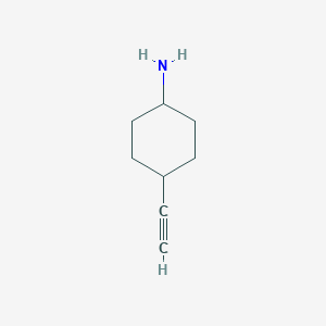 molecular formula C8H13N B2721853 4-Ethynylcyclohexan-1-amine CAS No. 1932196-28-5