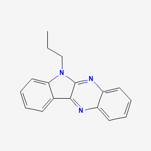 molecular formula C17H15N3 B2721854 6-propyl-6H-indolo[2,3-b]quinoxaline CAS No. 130099-42-2