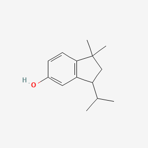 molecular formula C14H20O B2721858 3-Isopropyl-1,1-dimethylindan-5-ol CAS No. 345992-03-2