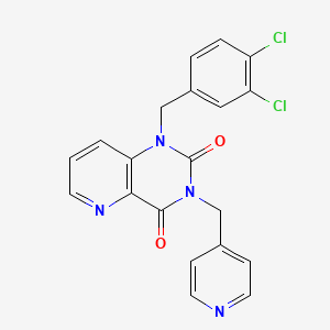 molecular formula C20H14Cl2N4O2 B2721880 1-(3,4-二氯苯甲基)-3-(吡啶-4-基甲基)吡啶并[3,2-d]嘧啶-2,4(1H,3H)-二酮 CAS No. 941990-65-4