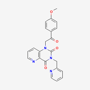 1-(2-(4-methoxyphenyl)-2-oxoethyl)-3-(pyridin-2-ylmethyl)pyrido[3,2-d]pyrimidine-2,4(1H,3H)-dione
