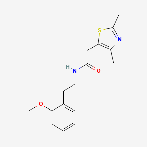 molecular formula C16H20N2O2S B2721963 2-(2,4-dimethylthiazol-5-yl)-N-(2-methoxyphenethyl)acetamide CAS No. 1235095-73-4