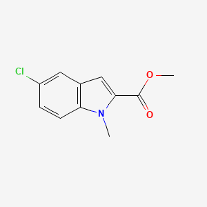 molecular formula C11H10ClNO2 B2721987 methyl 5-chloro-1-methyl-1H-indole-2-carboxylate CAS No. 148356-79-0