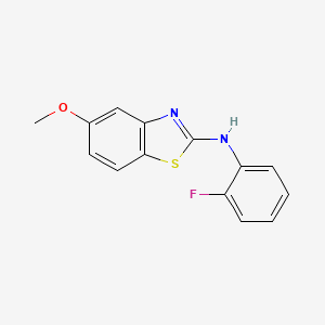 N-(2-fluorophenyl)-5-methoxy-1,3-benzothiazol-2-amine
