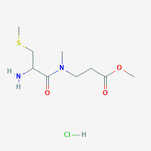 Methyl 3-[(2-amino-3-methylsulfanylpropanoyl)-methylamino]propanoate;hydrochloride