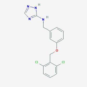 N-{3-[(2,6-dichlorobenzyl)oxy]benzyl}-4H-1,2,4-triazol-3-amine