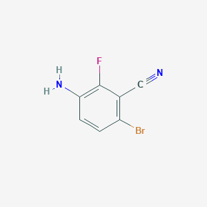 3-Amino-6-bromo-2-fluorobenzonitrile