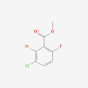 molecular formula C8H5BrClFO2 B2722027 Methyl 2-bromo-3-chloro-6-fluorobenzoate CAS No. 1805210-84-7