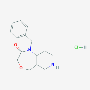 1-Benzyl-decahydropyrido[4,3-e][1,4]oxazepin-2-one hydrochloride