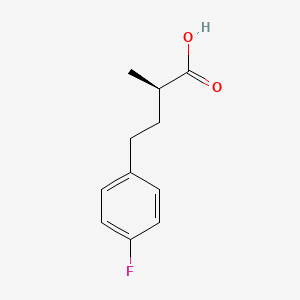 (2R)-4-(4-Fluorophenyl)-2-methylbutanoic acid